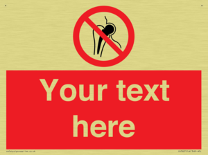 Custom prohibition No metallic implants